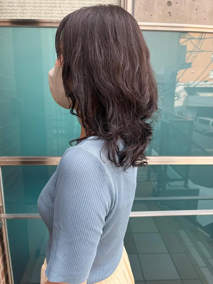 ショート カラー パーマ ヘアアレンジ メンズ キッズ ネイル メンズパーマ ブラウンカラー ケアカラー 透明感カラー ピンクカラー 久木原 ゆりのヘアスタイル