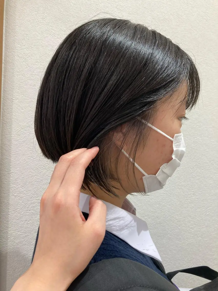 ショート カラー ベージュカラー cyan SANAMIのヘアスタイル