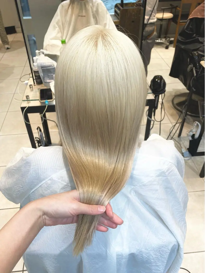 ロング 似合わせ艶髪カラー ❤️ハダユミのヘアスタイル