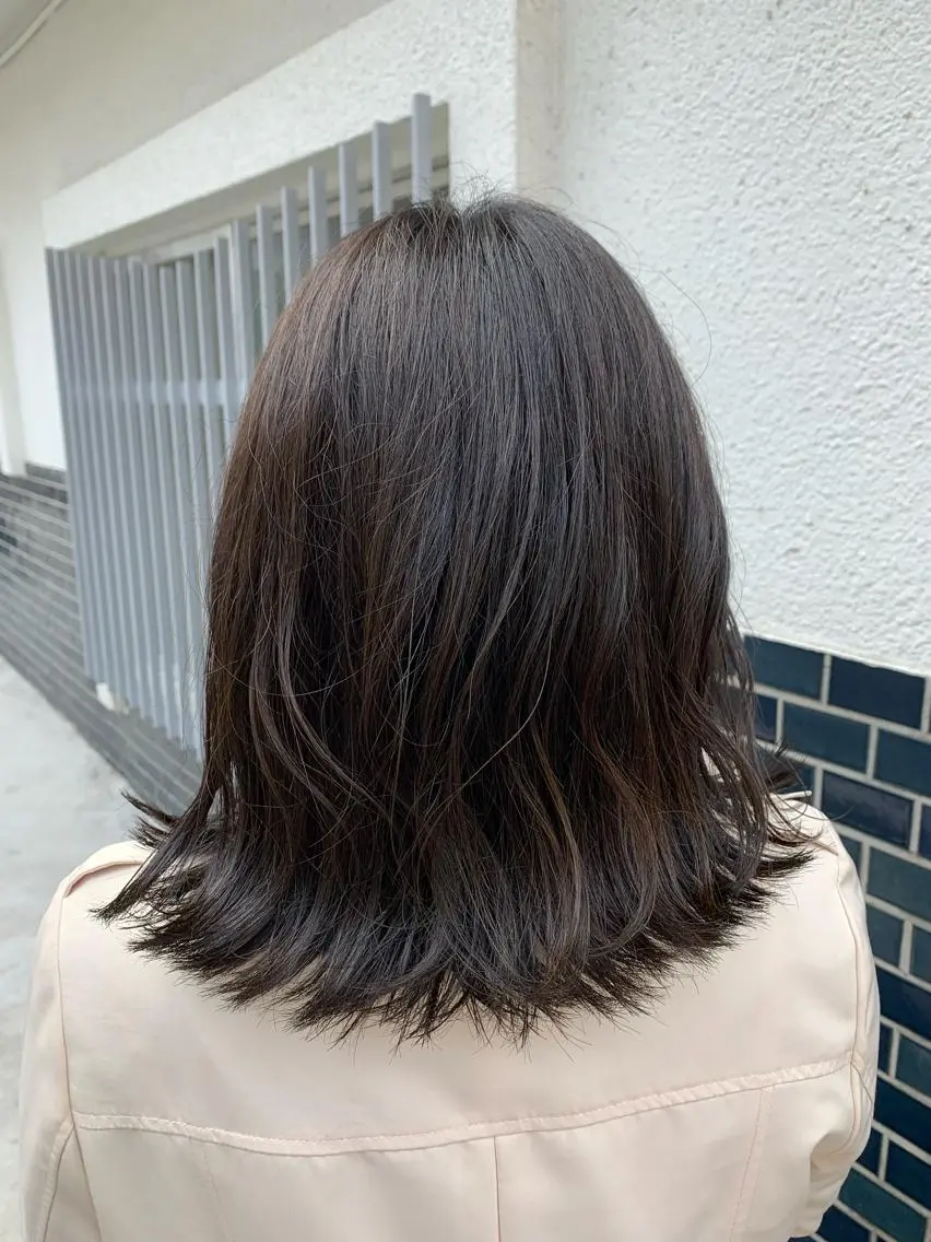 ミディアム ヘアカラー 小島 颯太のヘアスタイル