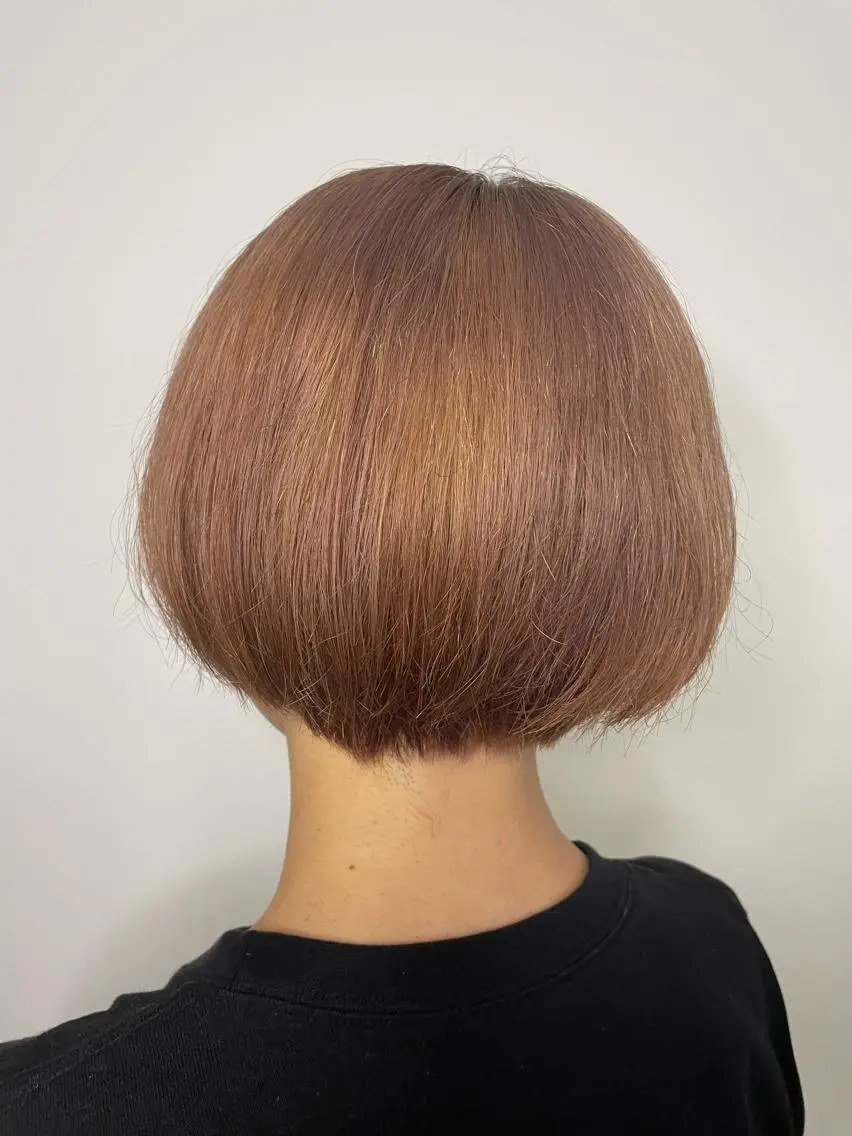 ショート カラー ピンクカラー 大塚 友茉のヘアスタイル