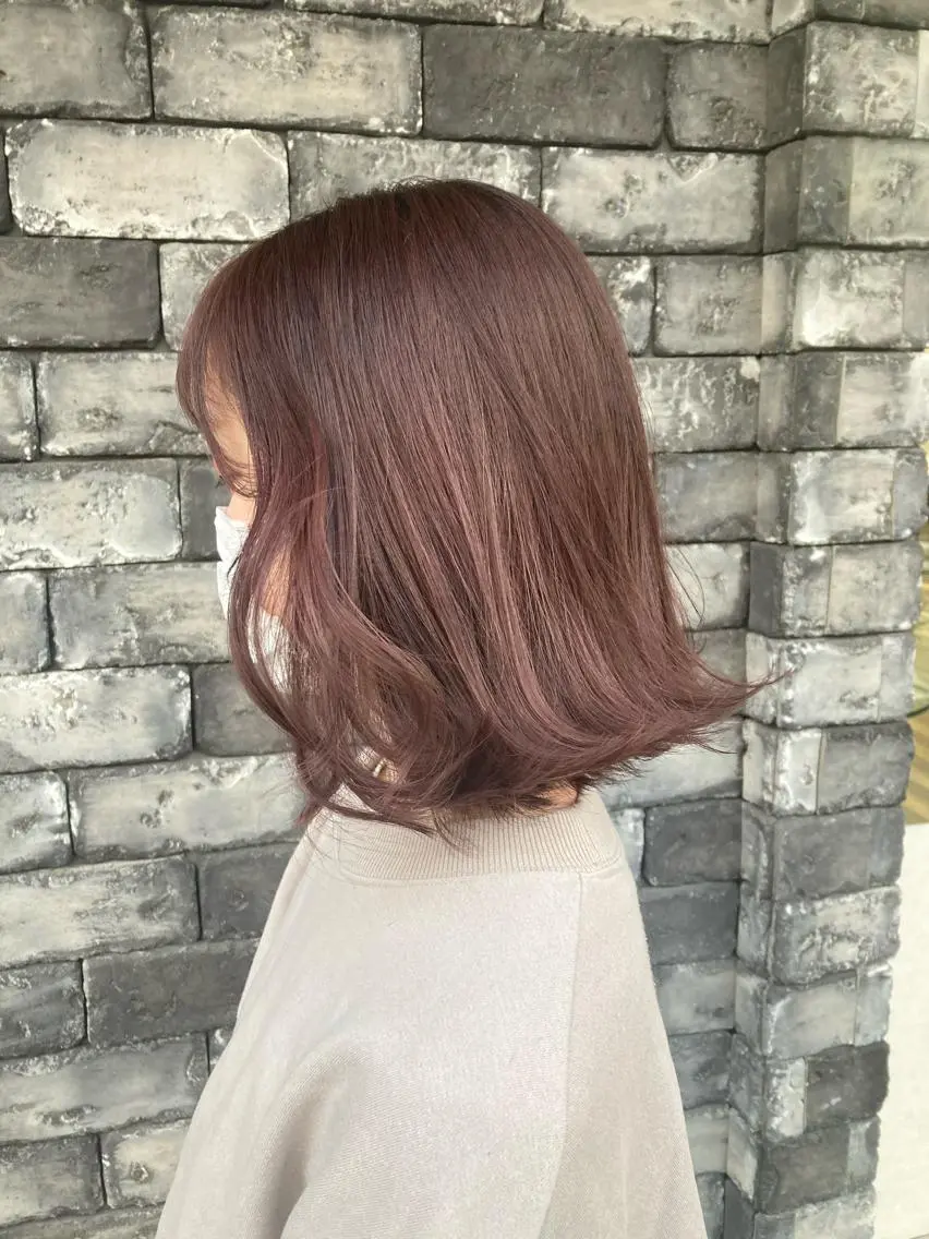 ミディアム カラー カット ヘアカラー ヘアセット ✂️似合わせの魔術師 石田一樹✂️のヘアスタイル
