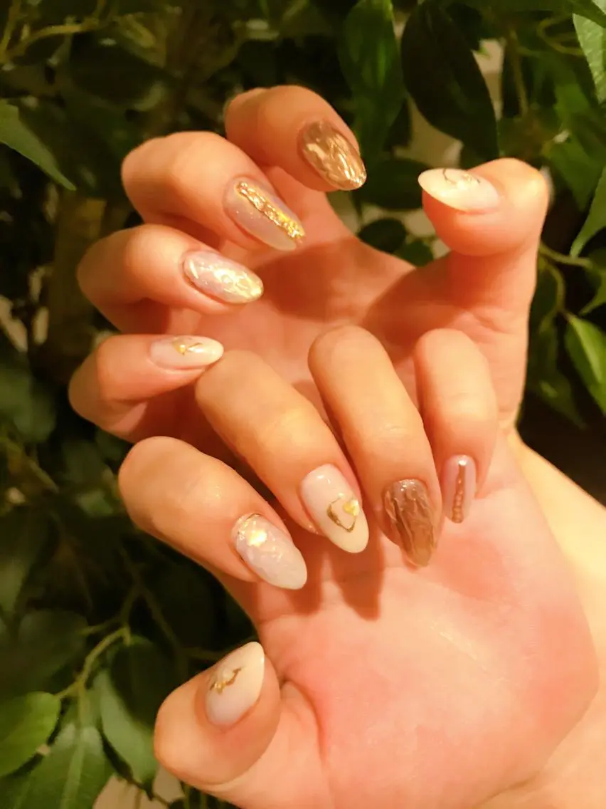 ネイル 持ち込み ニュアンスネイル emunail あやかのネイルデザイン