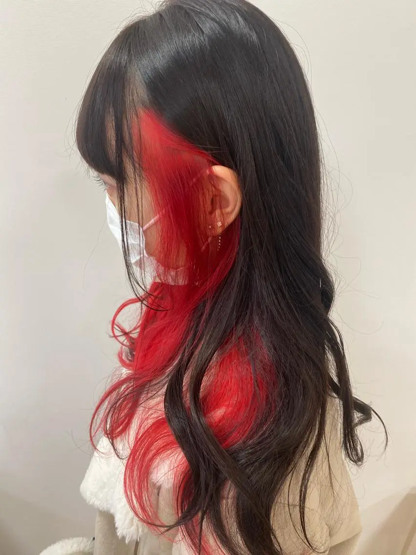 ロング カラー インナーカラー ヘアカラー ヘッドスパ narumi🧸のヘアスタイル