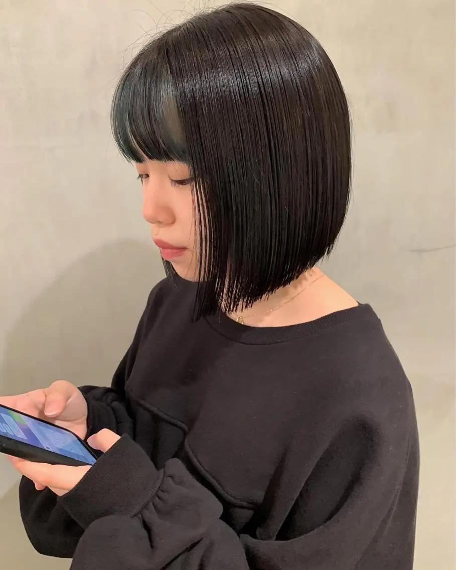 ショート カラー ブルーカラー インナーカラー ヘアカラー トリートメント アンニュイヘア🪽 ayumiのヘアスタイル