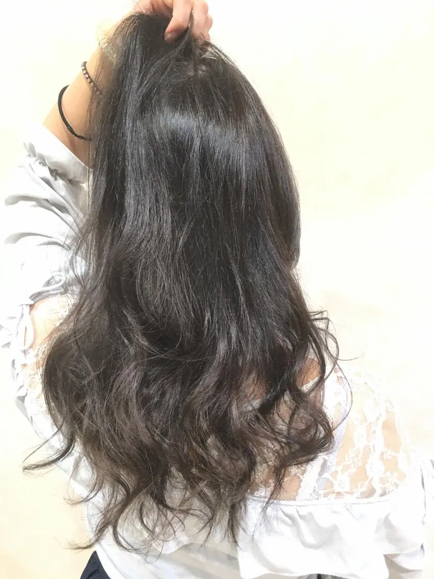 ロング カラー ヘアアレンジ アッシュ TAKA 【髪質改善】のヘアスタイル
