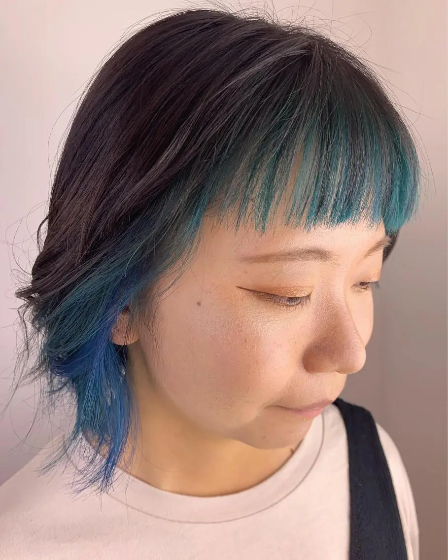 ショート カラー ブルーカラー ワイドバング 【美髪を叶える】中谷 彰宏(アキ)のヘアスタイル