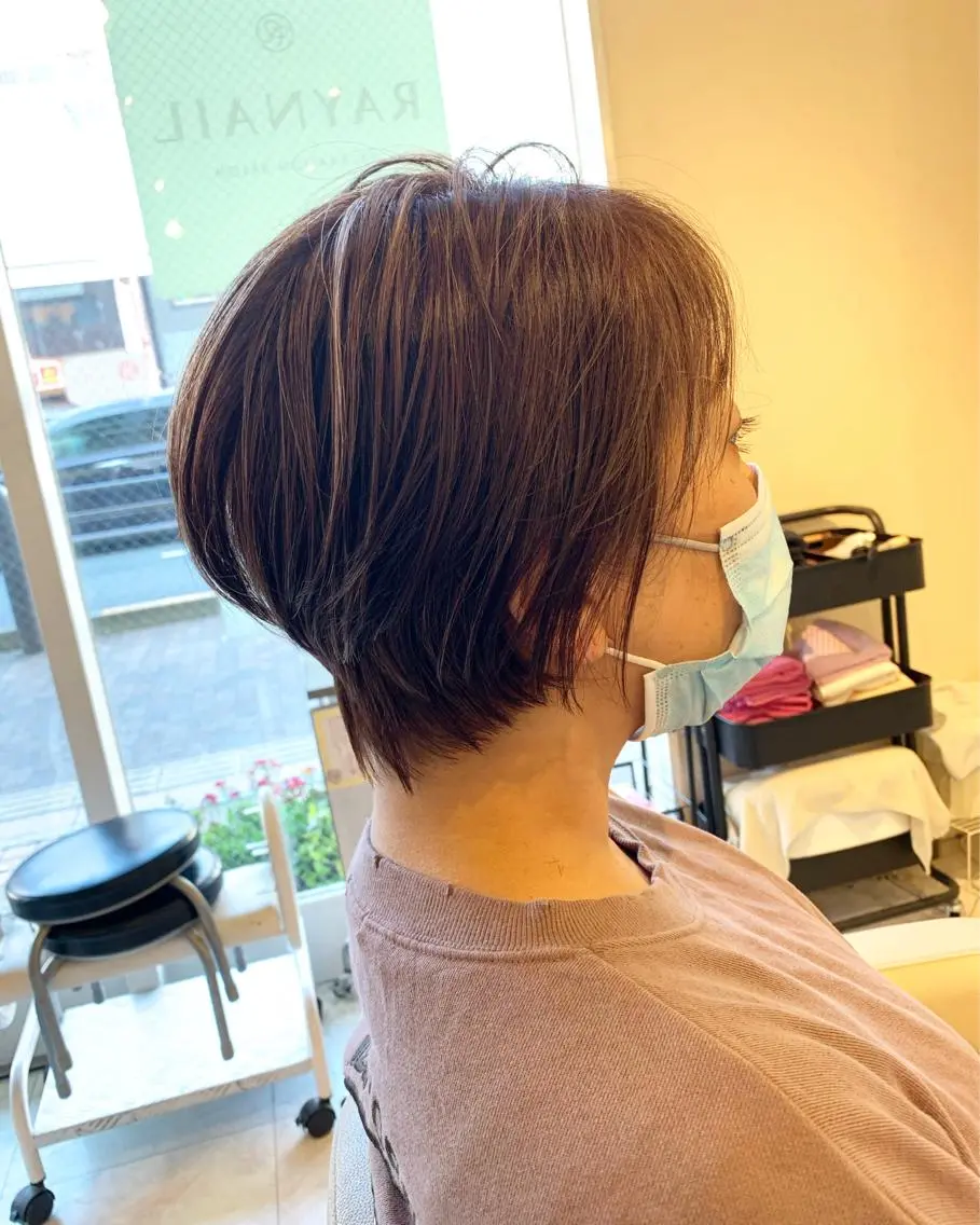 ショート ショートボブ ボブ ショートヘア 本田 卓也のヘアスタイル