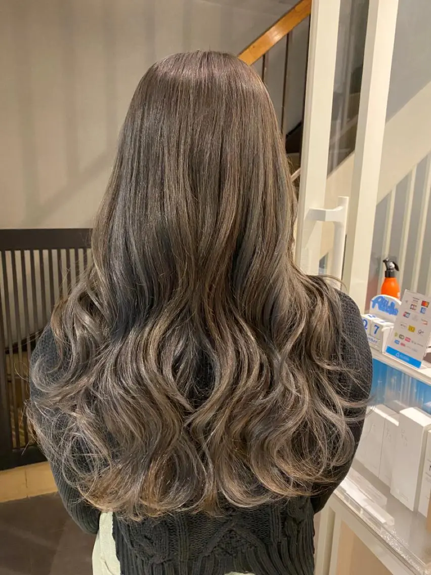 ロング カラー 🌈評価No.1🌈 艶髪カラー❌エクステのヘアスタイル