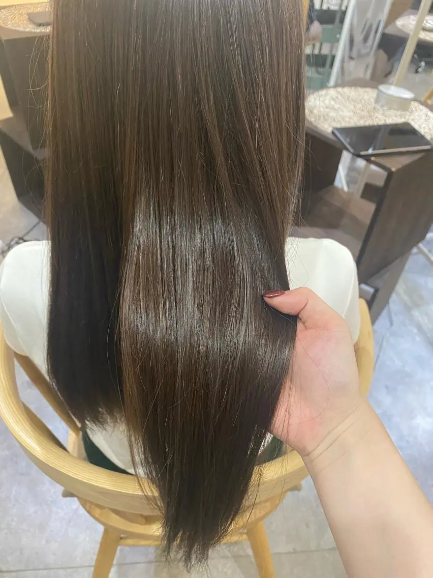 セミロング カラー ヘアアレンジ 透明感カラー ハイライトカラー ハイライト ボブ /ニュアンス/ satomi🧸💖のヘアスタイル