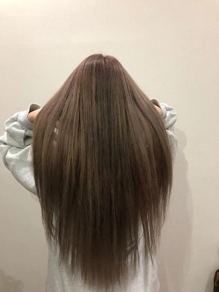 ロング レイヤー/縮毛矯正 マスター✨️タケルのヘアスタイル