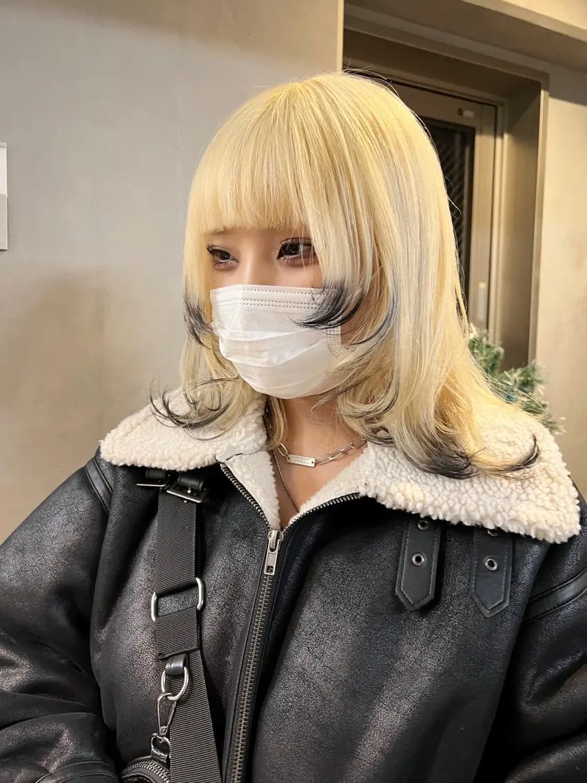 ミディアム カラー 周りと差のつくハイト ーン🥣AZUKIのヘアスタイル