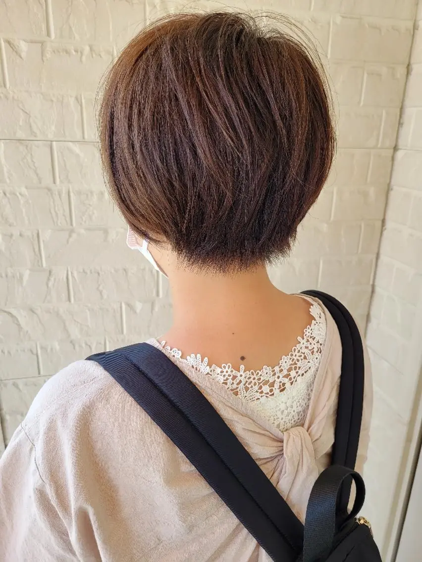 ショート 清水 沙織のヘアスタイル
