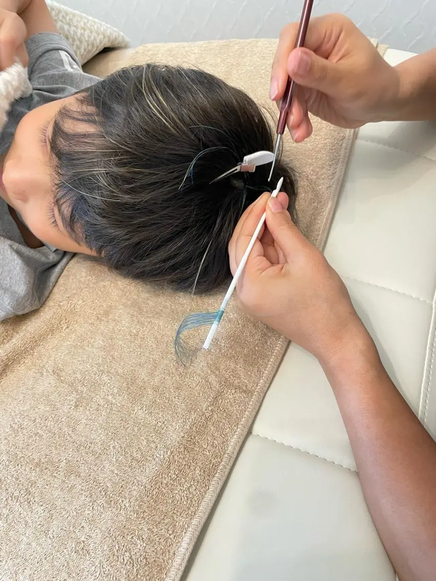 ショート カラー ヘアアレンジ キッズ Takagi Nanamiのその他イメージ