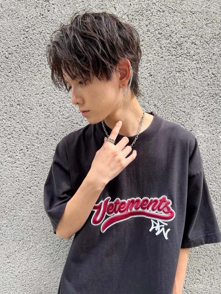 ショート パーマ メンズ ✨【公式】渋谷メンズ サロン BLUCK✨のヘアスタイル