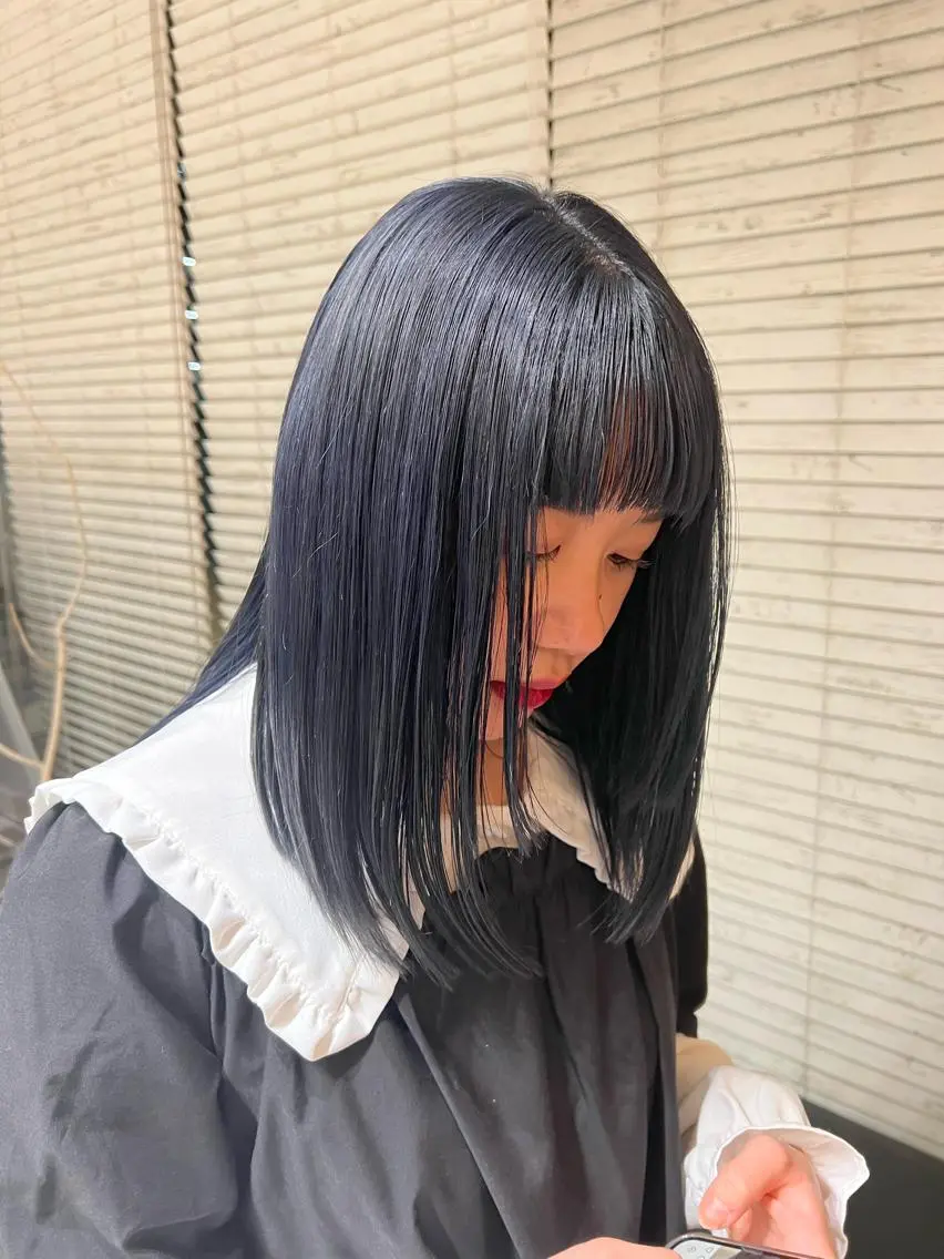 セミロング カラー 🔥メンズパーマ🔥 鈴木 翔斗のヘアスタイル