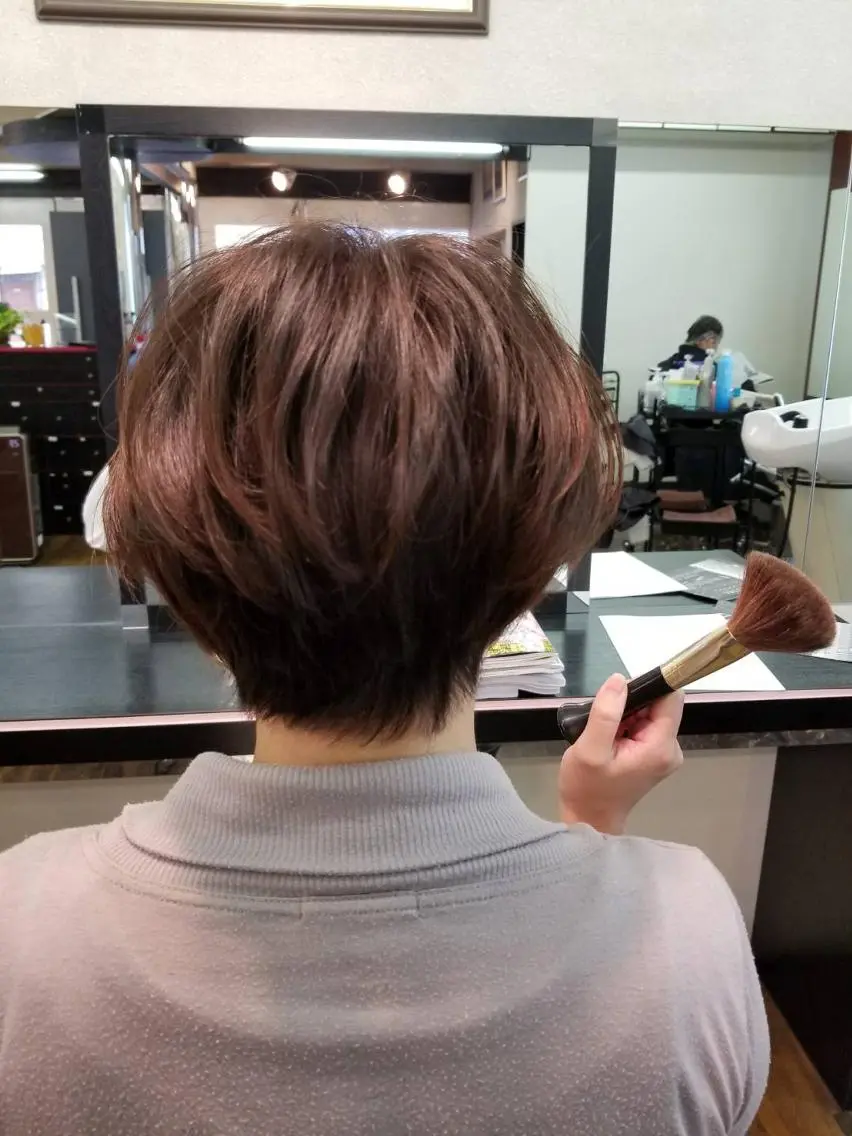 ショート 顔周りカット ショートヘア 小顔カット 東 真由美のその他イメージ