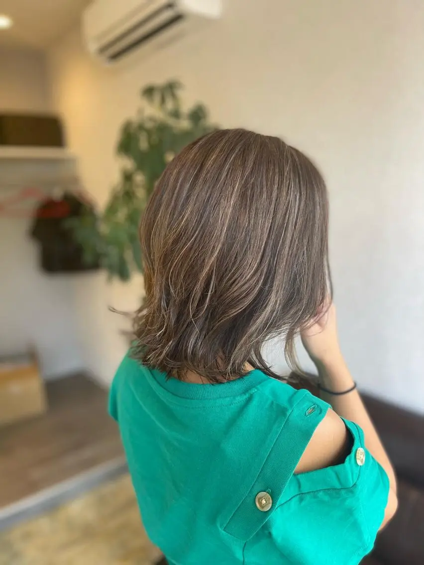 ミディアム YAP！HAIR トコツメアヤノのヘアスタイル
