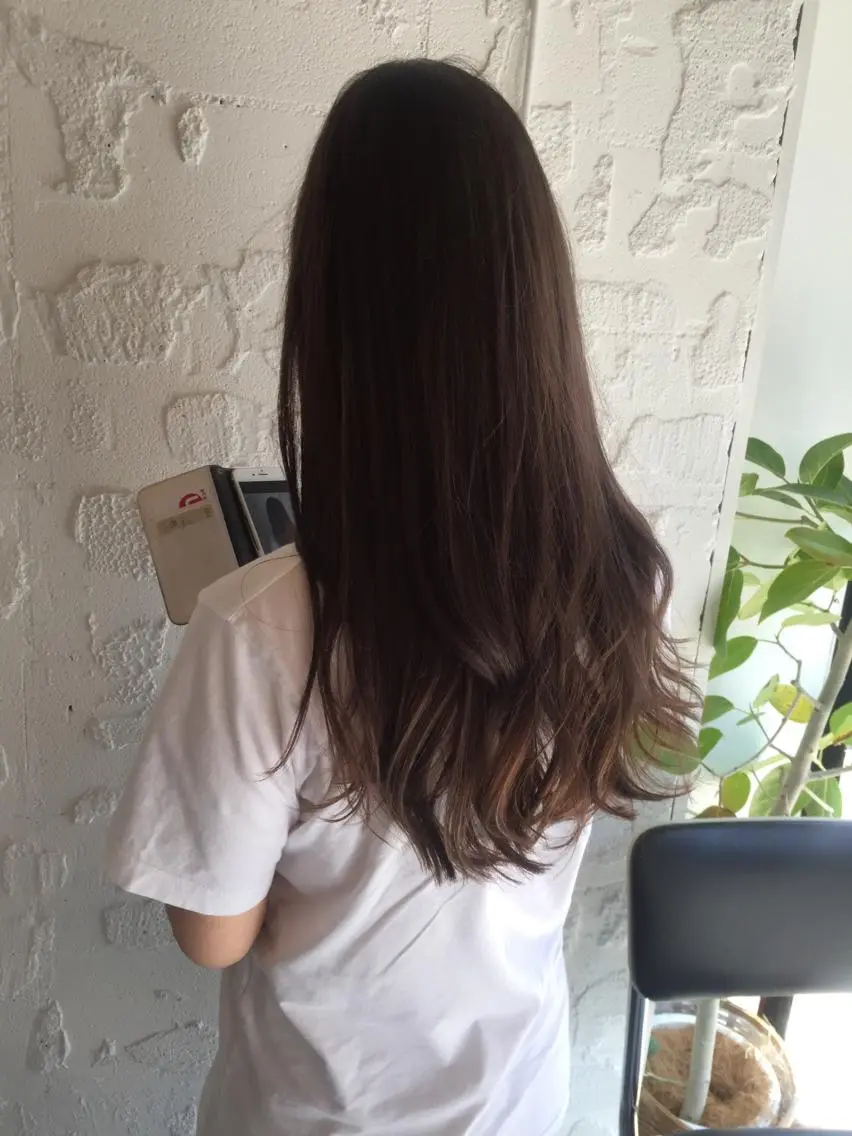 ロング カラー 嶋佐 昌大 シマサマオのヘアスタイル