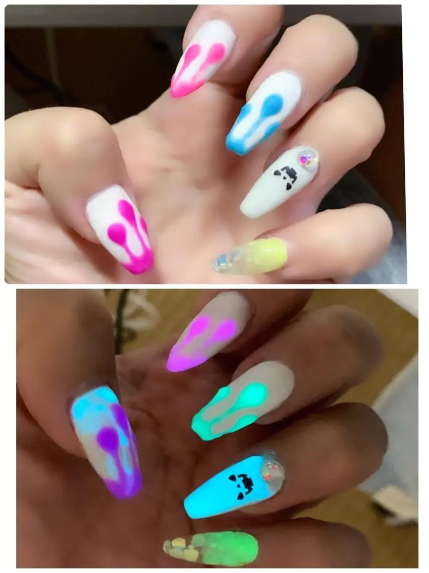 ネイル アートネイル ハロウィン スカルプネイル ハンドネイル x.1.0.nail ♡Cのネイルデザイン