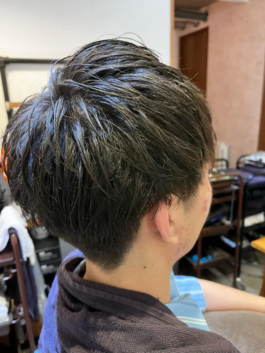 ショート メンズ 佐藤槙哉 サトウシンヤのヘアスタイル