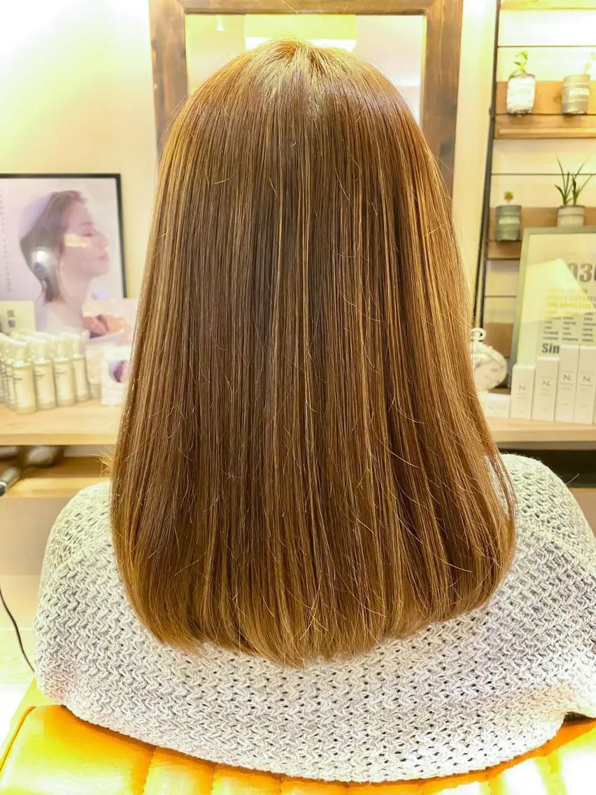 セミロング カラー 髪質改善 髪質改善 大内翔太のヘアスタイル