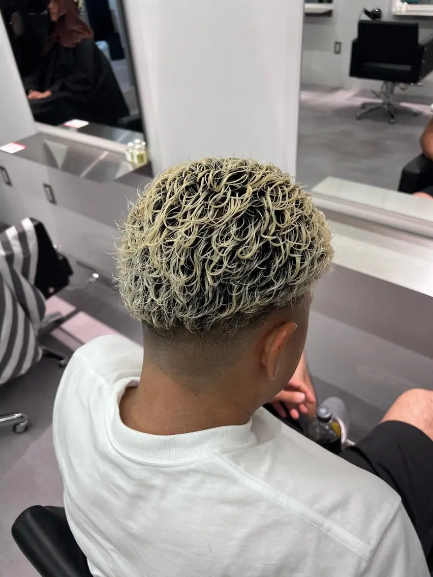 ショート パーマ KAITO メンズ特化美容師のヘアスタイル