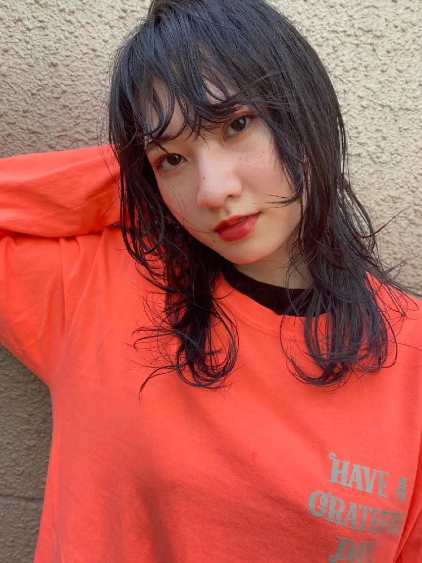 ミディアム パーマ RYOMA/ 似合わせ🎧🤍のヘアスタイル