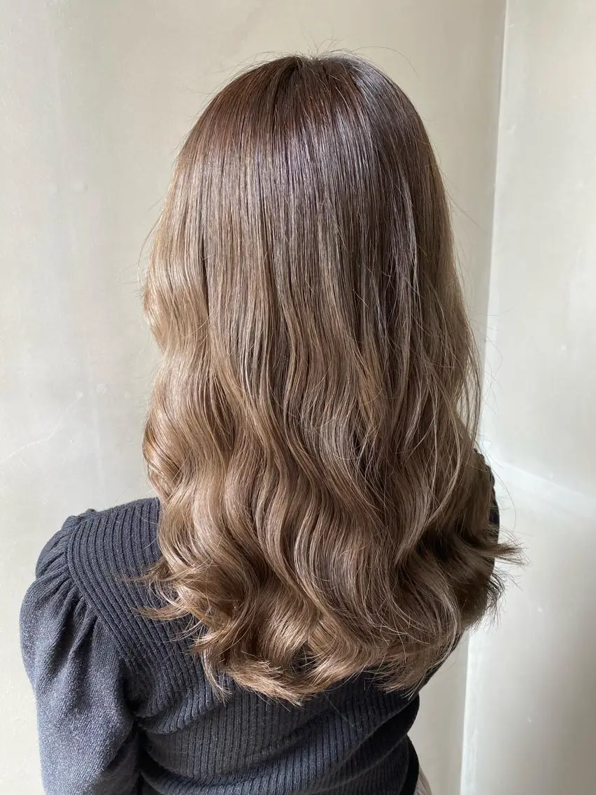 カラー ベージュカラー ミルクティーベージュ 【副店長】DAYS 2nd 久木山湧也のヘアスタイル