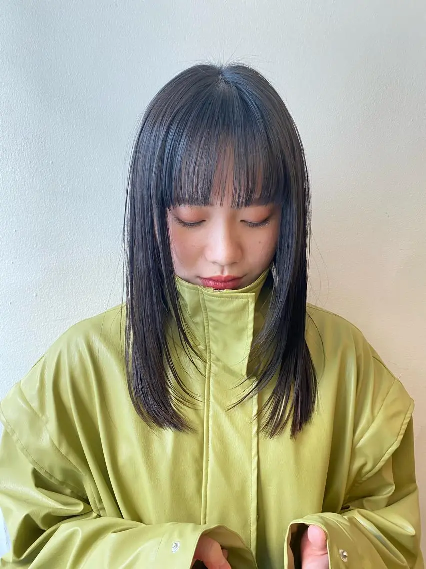 ロング フレンチボブパーマ Yuukiのヘアスタイル
