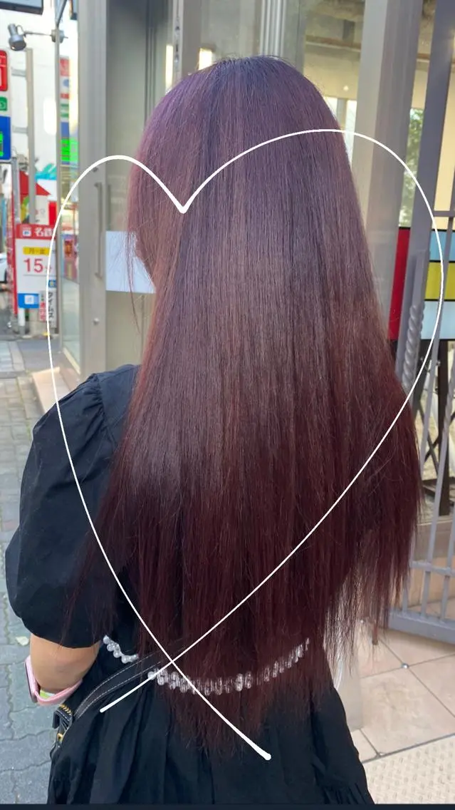 カラー ヘアカラー トリートメント 💖改善カラー 板倉百花💖のヘアスタイル