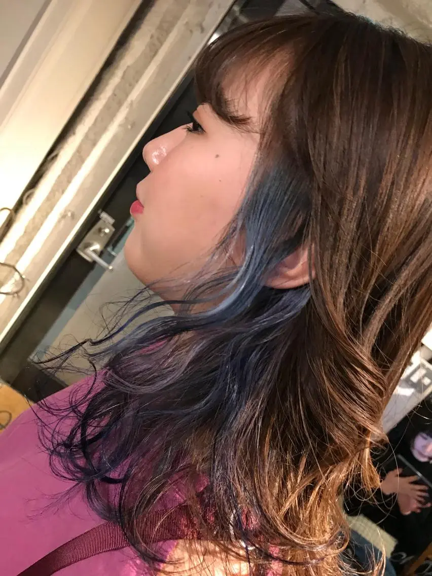 カラー ユニコーンカラー 髪質改善カラー/艶髪 LISAのヘアスタイル