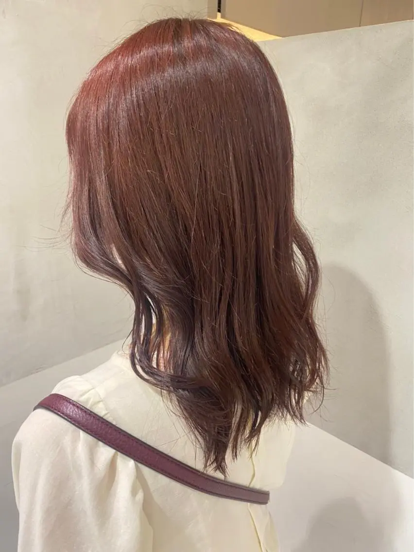 ロング カラー 艶感/ナチュラル 🩵amiのヘアスタイル