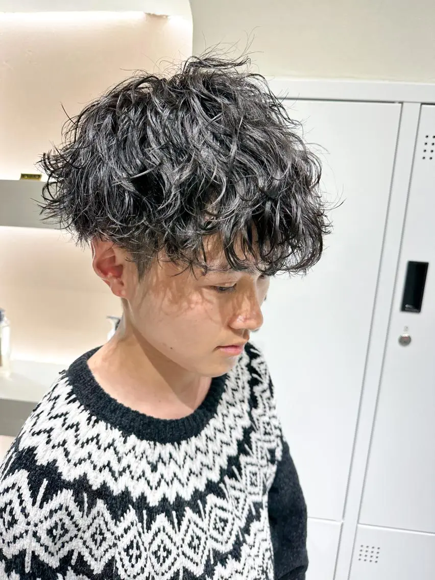 ショート パーマ 艶髪/髪質改善 塩屋公一朗のヘアスタイル
