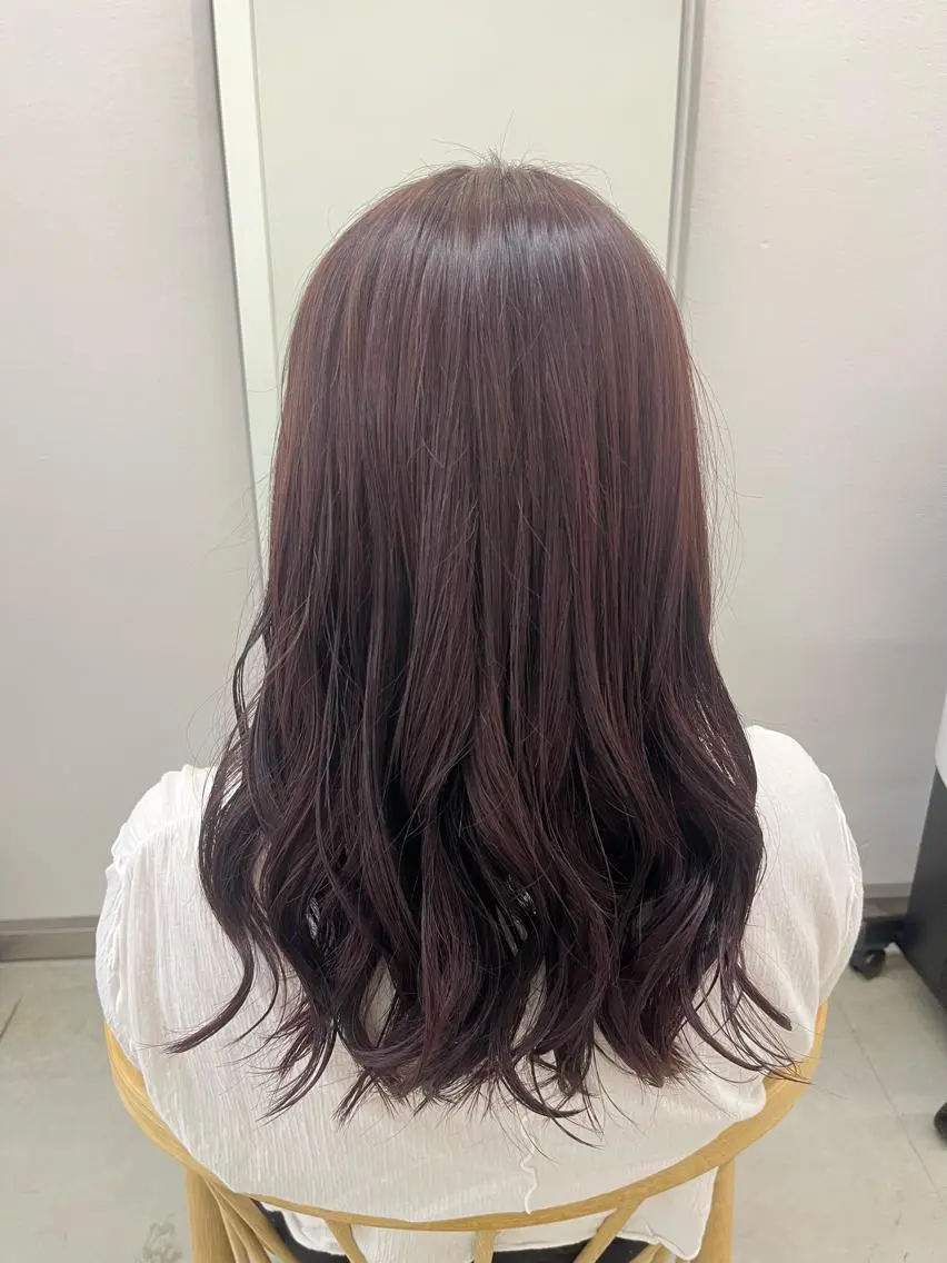 ロング カラー 暖色カラー／ ヘアセット🌛櫻井舞のヘアスタイル