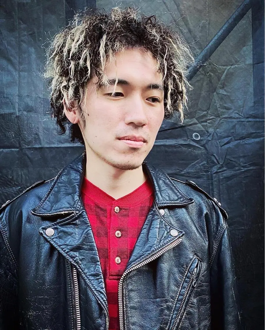 ミディアム パーマ メンズ ミディアムパーマ メンズパーマ Koichi Satoのヘアスタイル