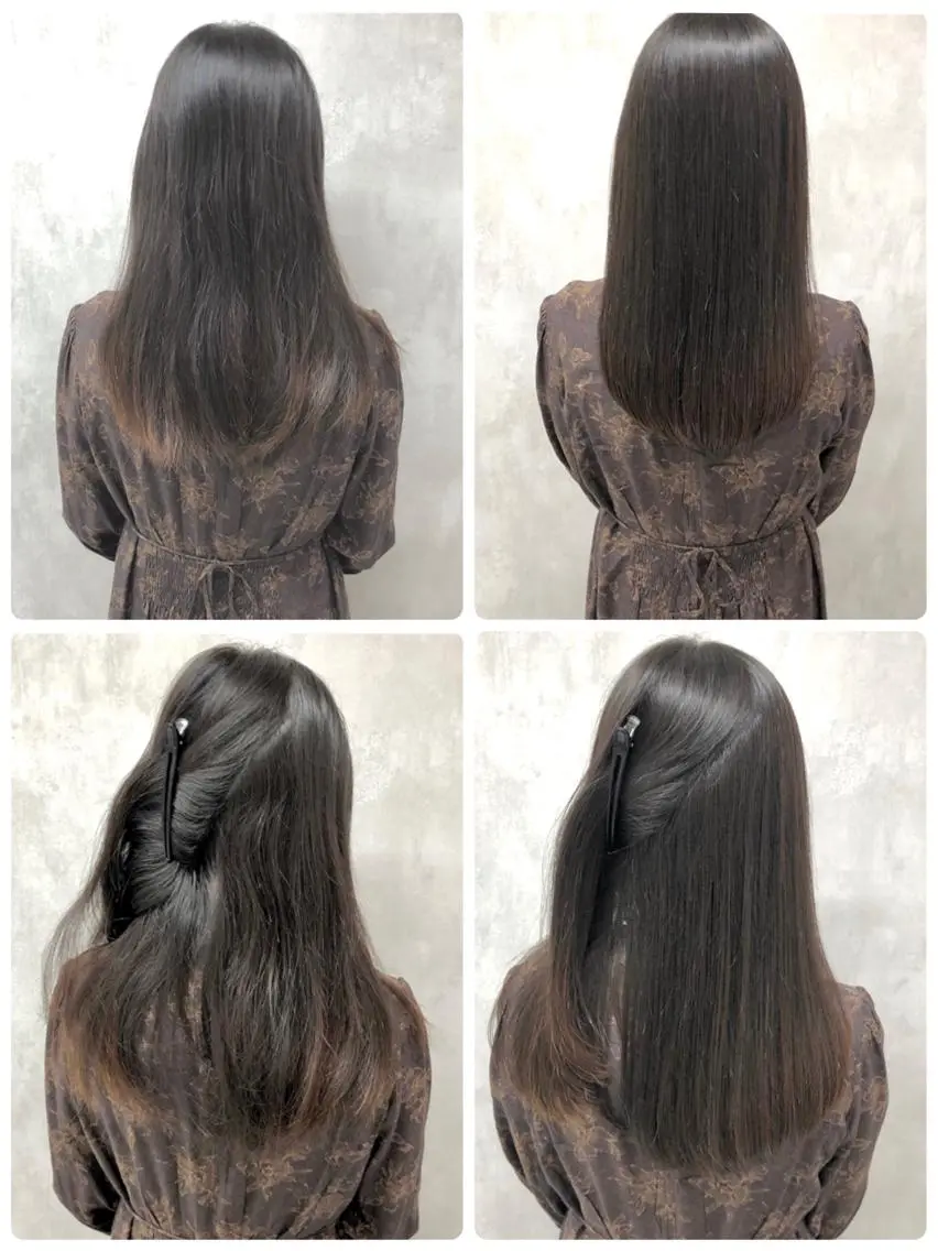 セミロング カット 縮毛矯正 トリートメント あなた史上 最高を提供のヘアスタイル