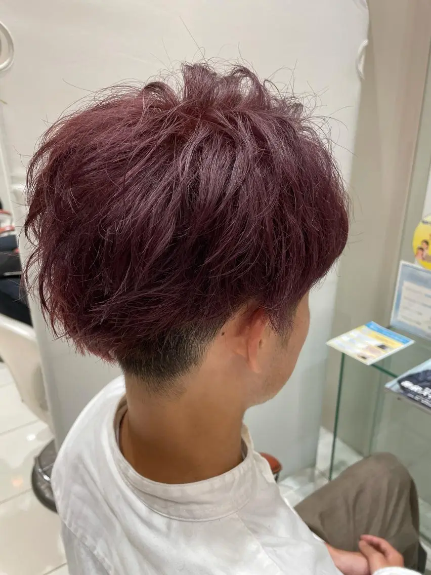 カラー メンズ メンズブリーチ メンズハイトーン ブリーチ ハイトーンカラー 金井 郁弥のヘアスタイル