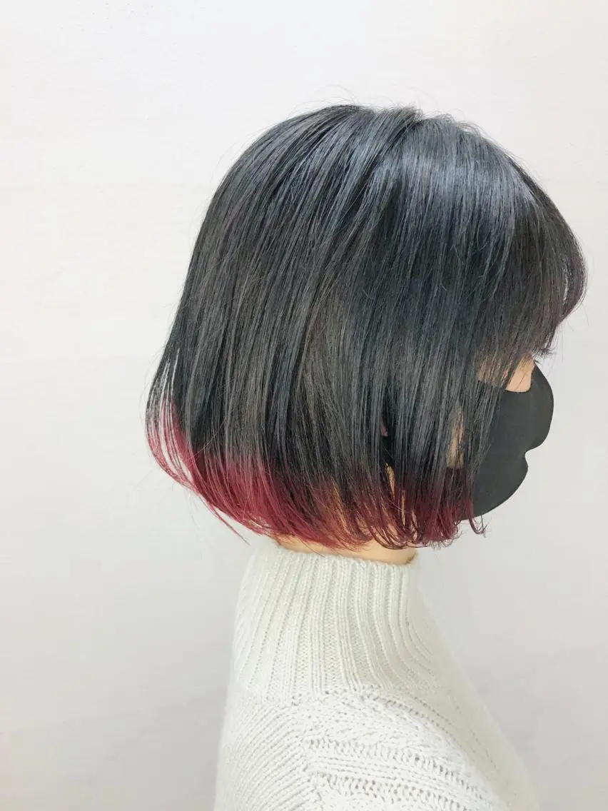 ショート カラー ヘアカラー 山崎 俊介のヘアスタイル