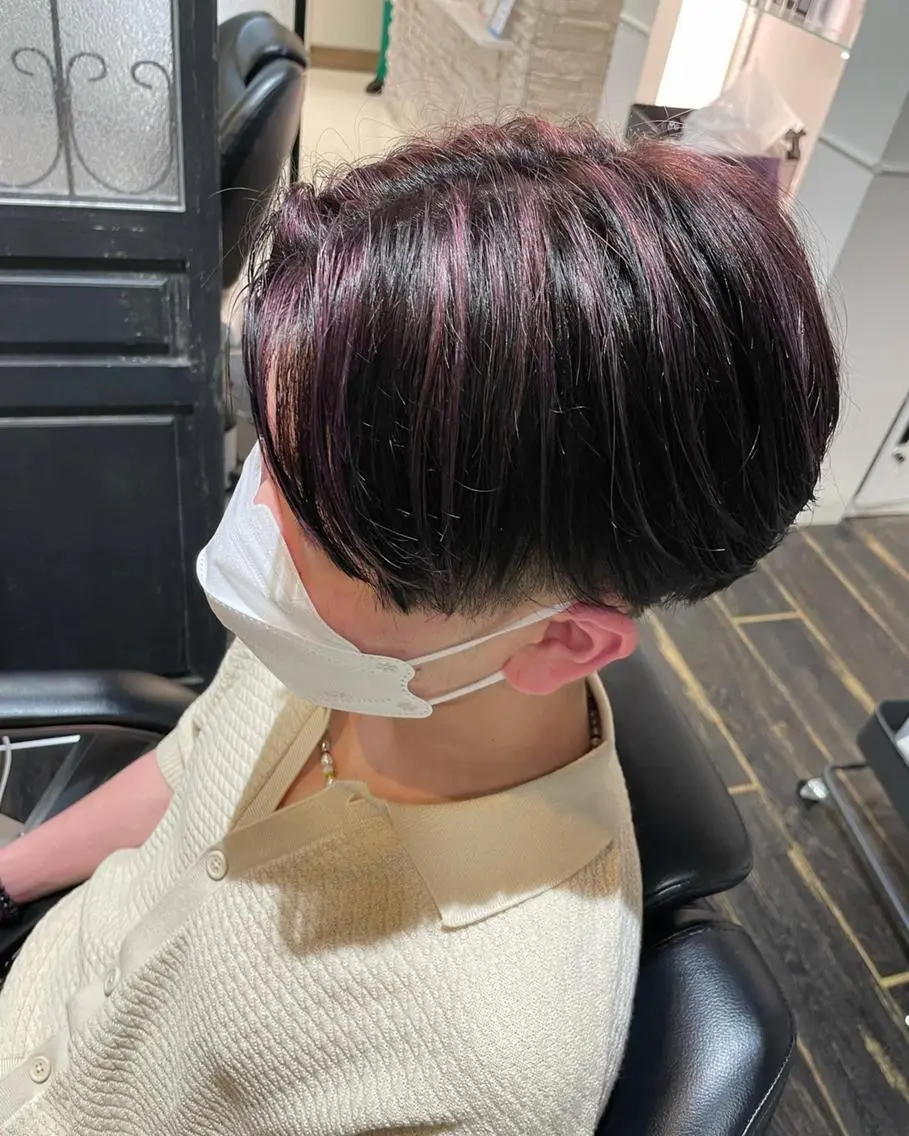 ミディアム カラー パーマ ヘアアレンジ メンズ キッズ ネイル マツエク・マツパ メンズハイライト ハイライトカラー ハイライト メンズネイル 🫧垢抜けヘア🫧 SHIORIのヘアスタイル