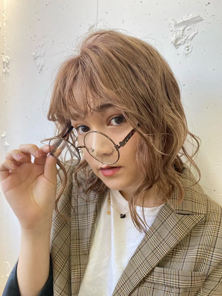 ミディアム 艶髪/ショート/ ボブ/なつきのヘアスタイル