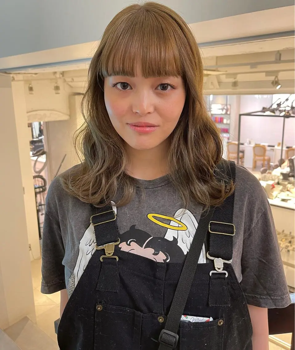 セミロング カラー zestKalon 🔗IBUのヘアスタイル