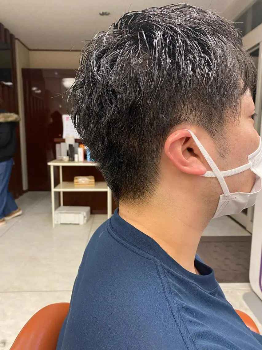 ショート メンズ TELA HAIR 大輪のヘアスタイル
