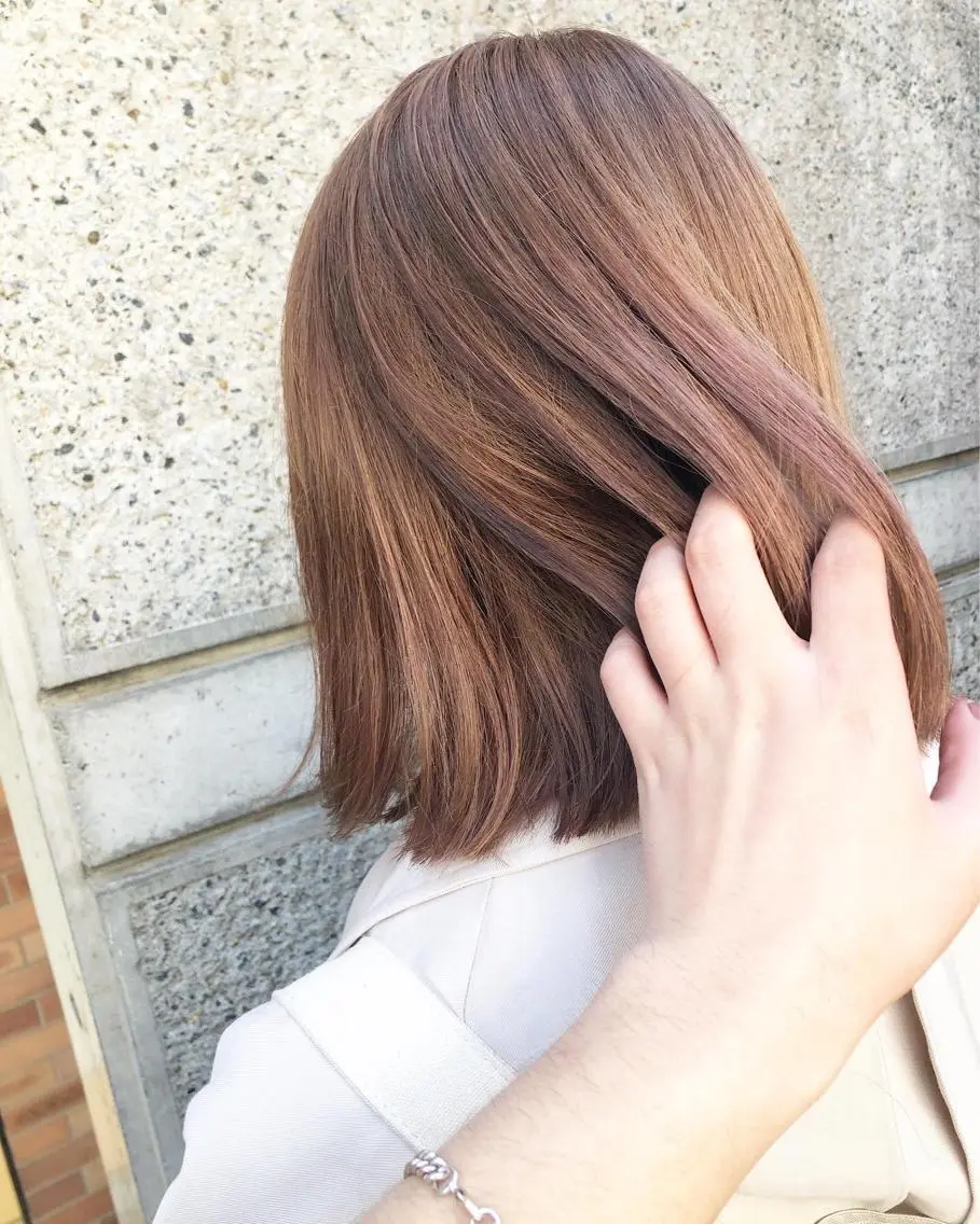 ミディアム カラー ヘアアレンジ ヘアカラー メンズ特化✂️栗原 侑也のヘアスタイル