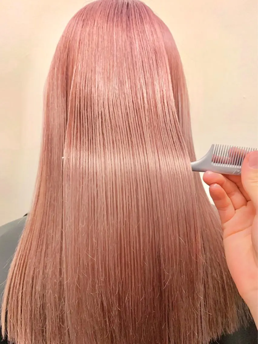 ロング カット ヘアカラー トリートメント 🍟ミニモ限定🍟 ai.stylistのヘアスタイル