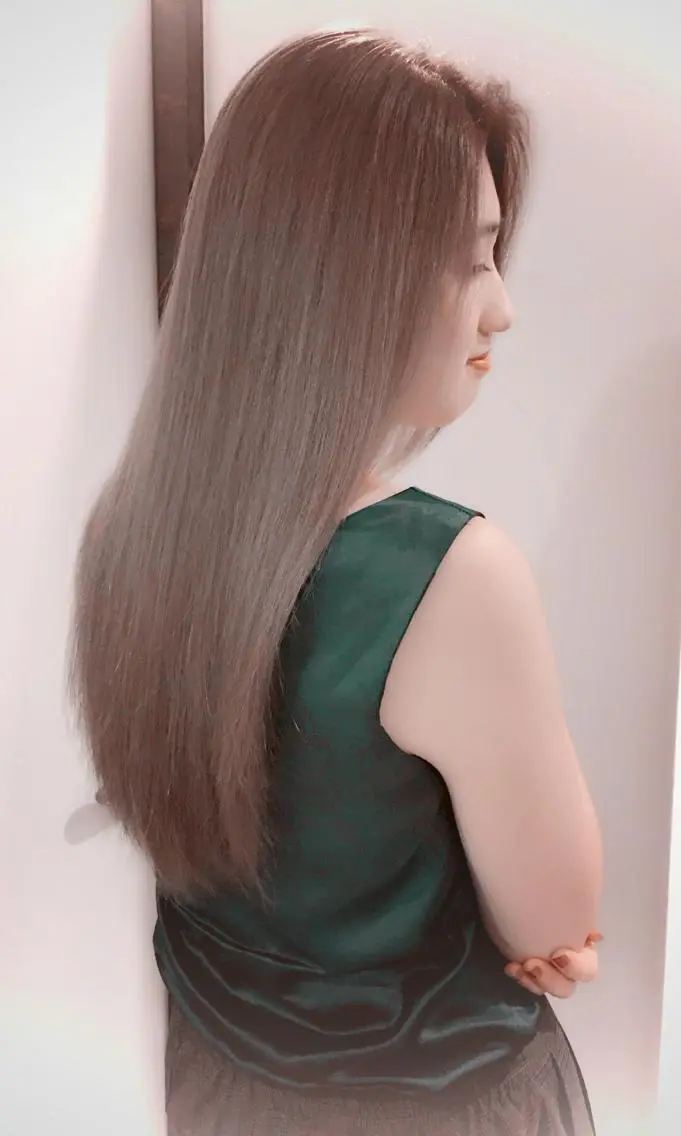 ロング カラー アッシュ ✨縮毛矯正✨髪質改善 ナカシマ ユミのヘアスタイル