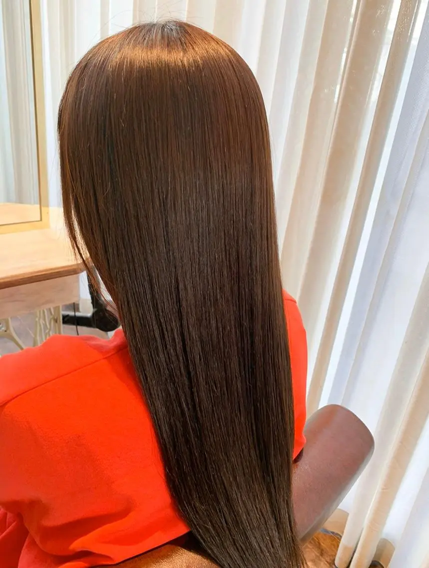 ロング カット 縮毛矯正 トリートメント ヘッドスパ ＊くせ毛に特化＊ 【yun】のヘアスタイル