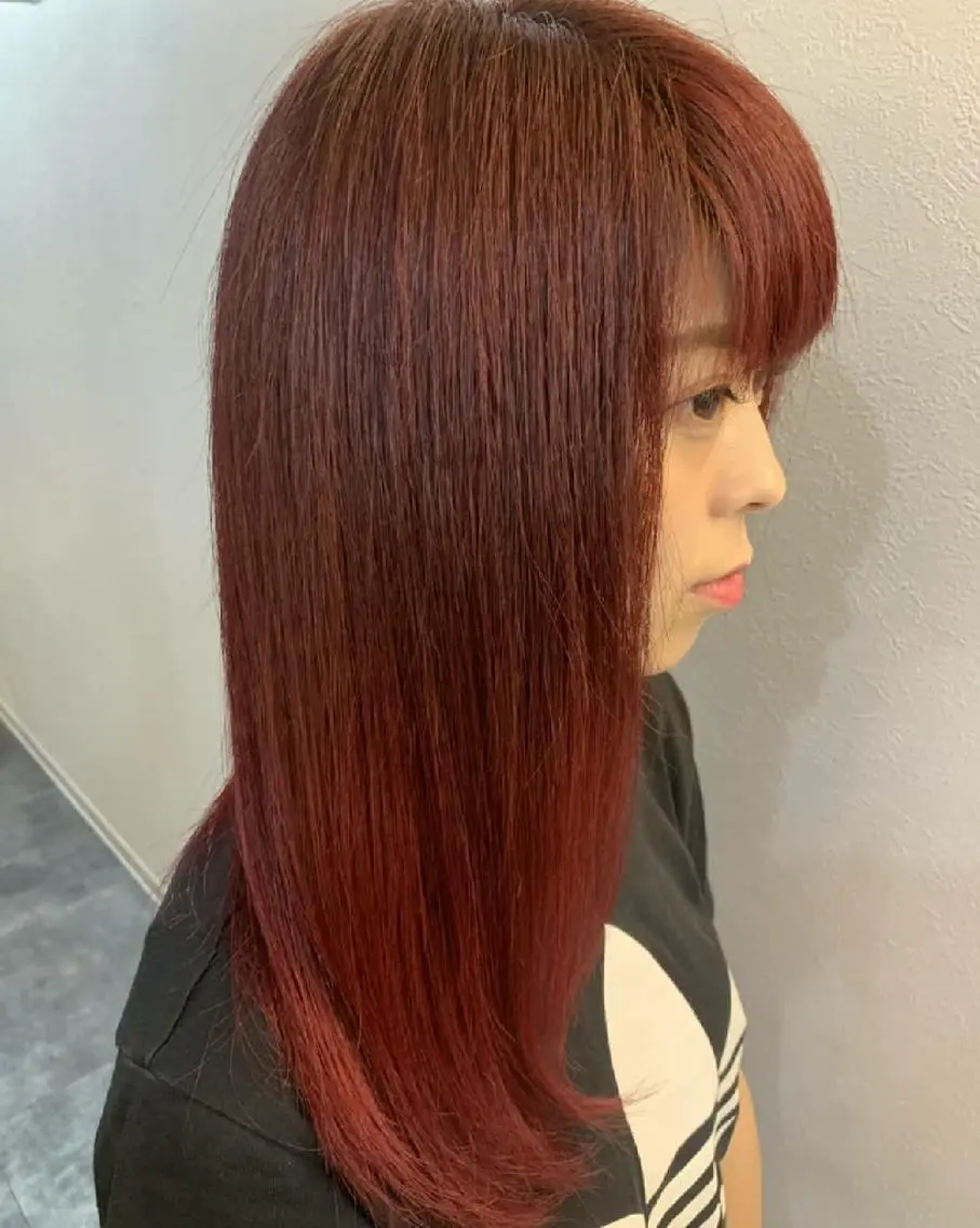ロング カラー ブリーチ 髪質改善 Stirmaison RYUSEIのヘアスタイル