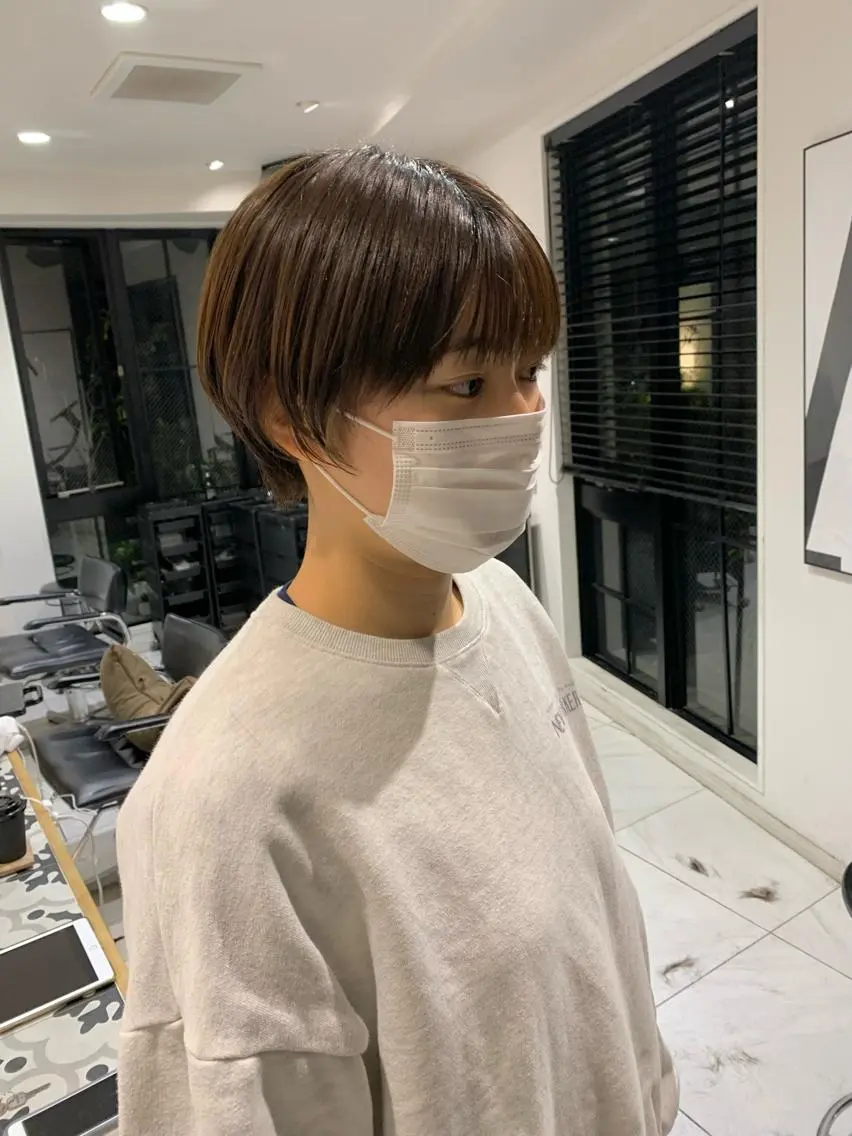 ショート ショートヘア チバ タクミのヘアスタイル