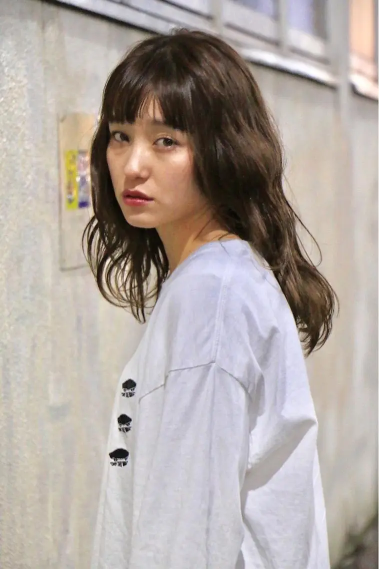 ミディアム カット ヘアカラー トリートメント 一ノ瀬 暁のヘアスタイル